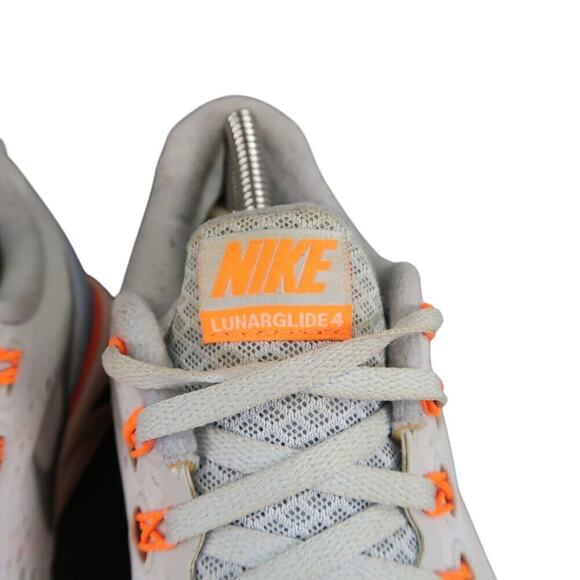 Nike Shoes Womens 7.5 Athletic Trainer Lunarglide 4 Running Sneaker Comfort Grey - Picture 4 of 13